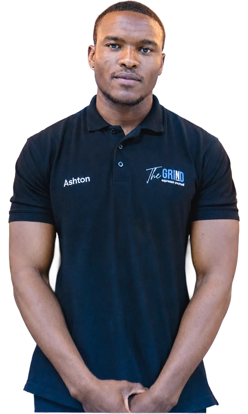 ZimWorX team member wearing custom swag